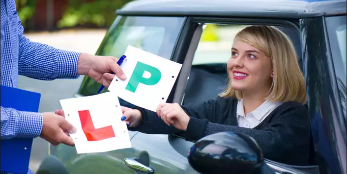 woman driving 